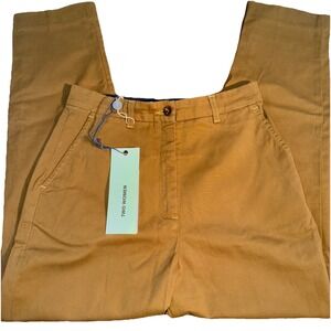 Two Women Jeans Valley Italy Women's Lauren Pant Sz 27 Biscotto‎ Khaki NWT